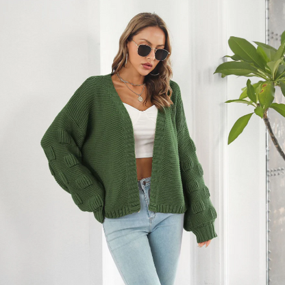 Claudia | Cardigan lungo comodo, elegante e versatile 0