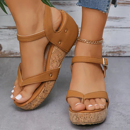Vintage Chunky Platform Sandalen