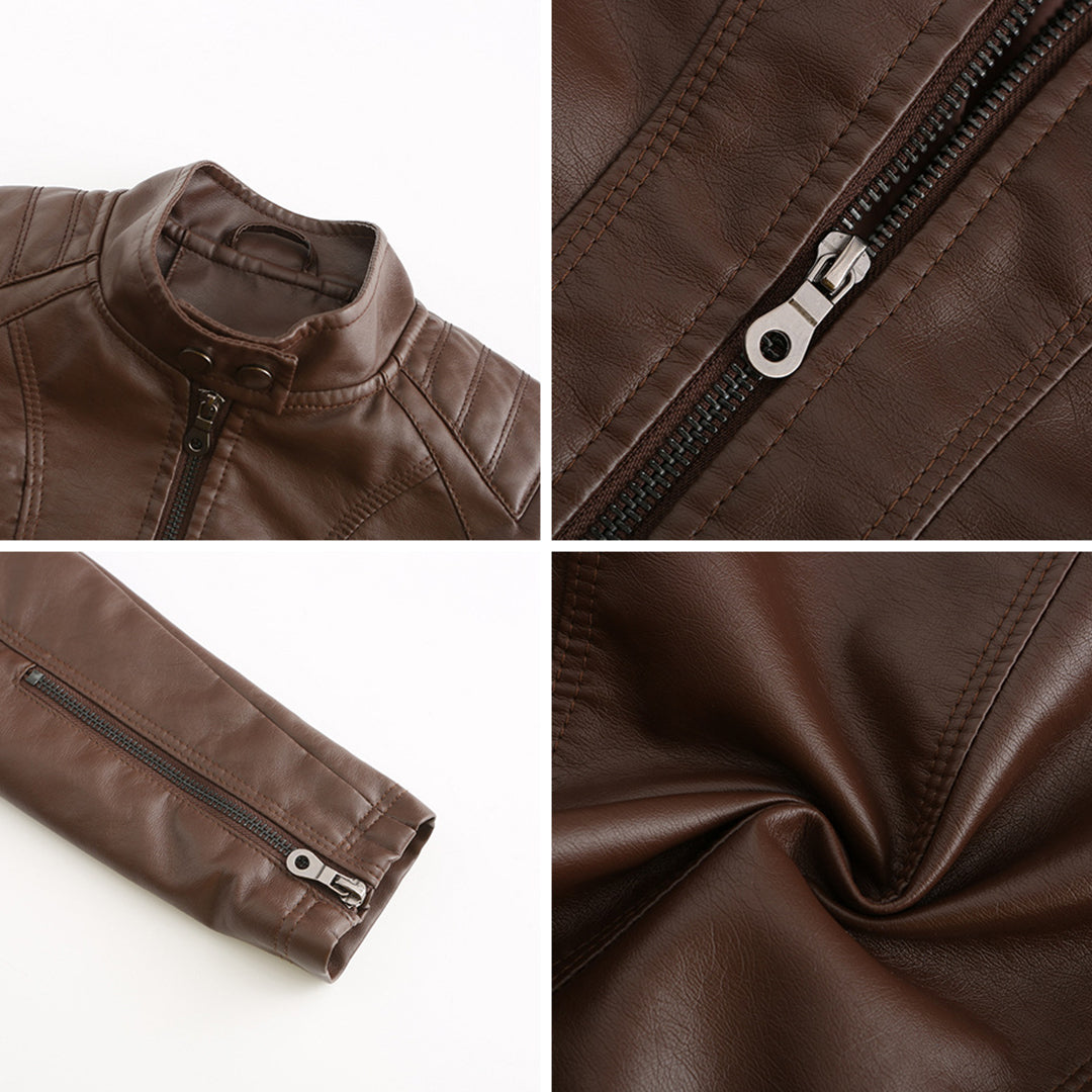 Leren Damesjack Stoer Nova Stijl