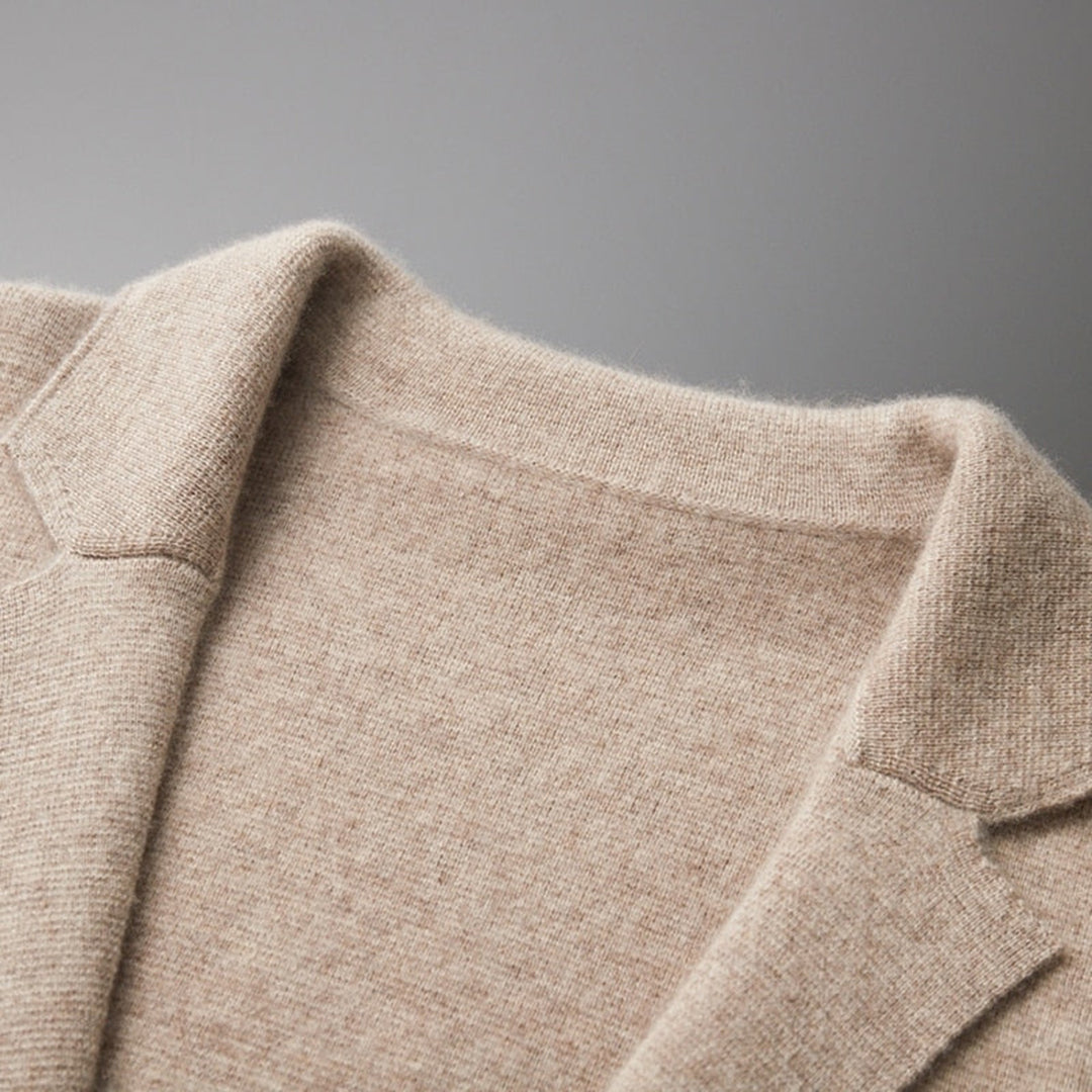 Donkergrijs Warm Vest voor Mannen