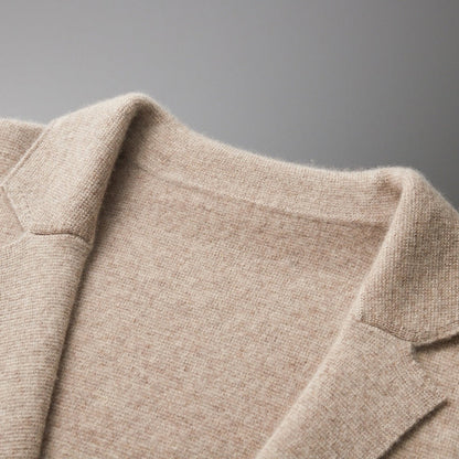 Donkergrijs Warm Vest voor Mannen