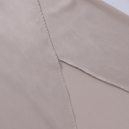Elegante Maxi Jurk met Hoge Split en Overslag