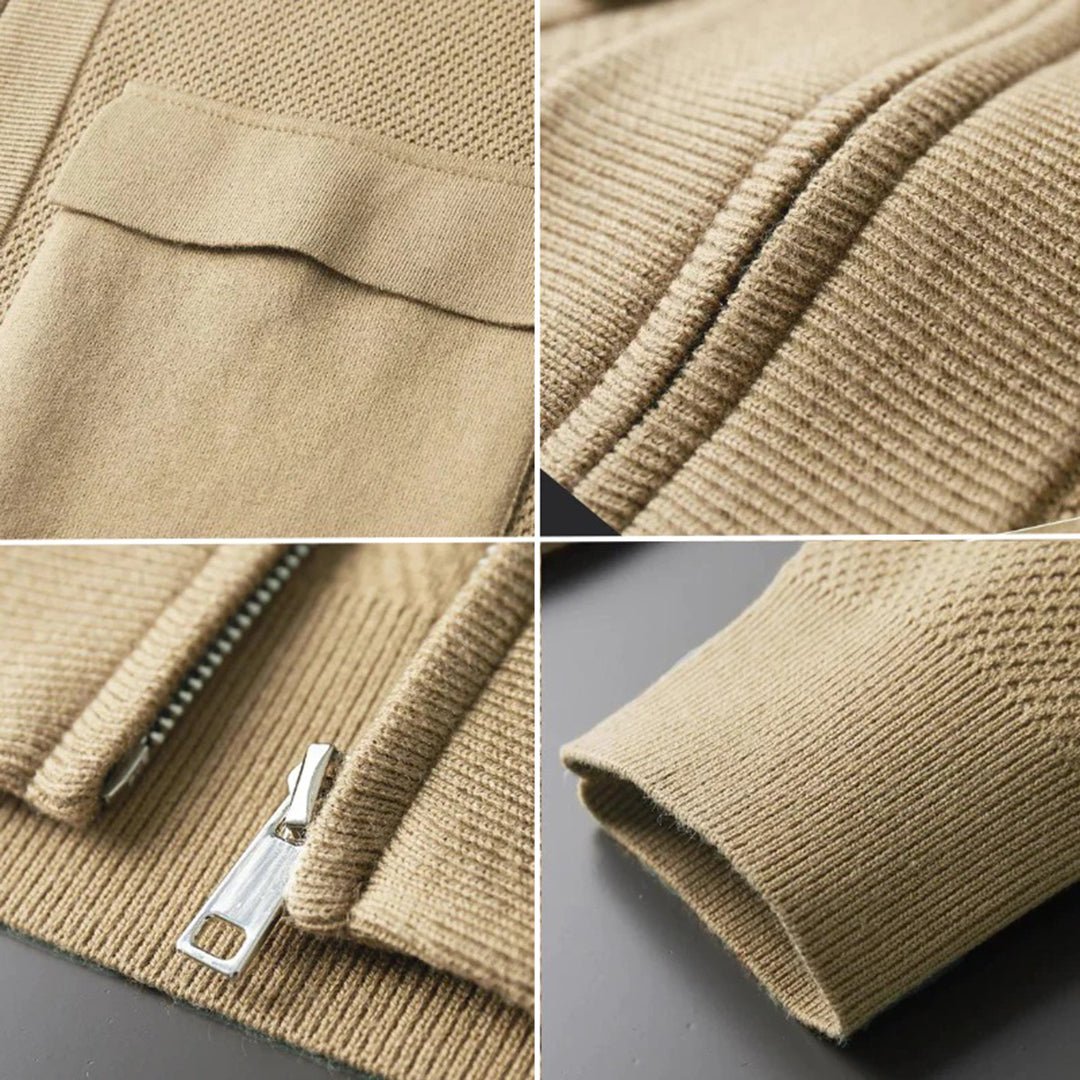 Gebreid Herenvest Casual Stijl voor Mannen