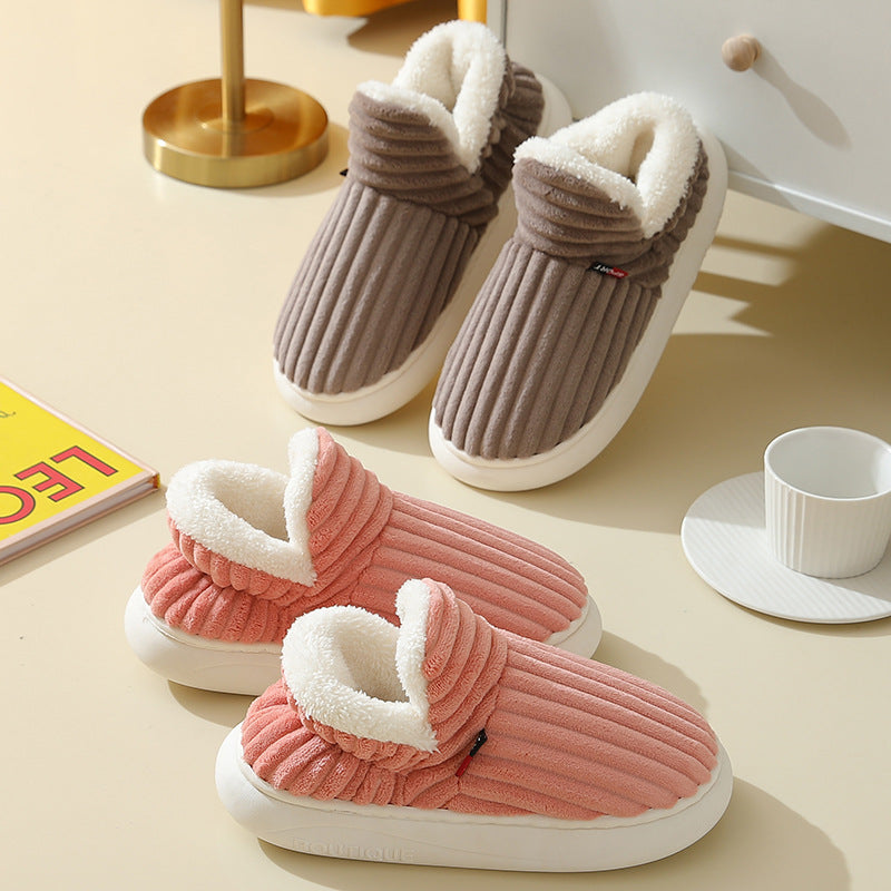 Dames Slippers Zacht Sherpa Fleece Antislip Zool