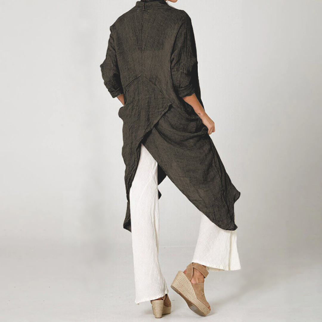 Vrouwelijke Top met Lange Mouwen Casual Stijl