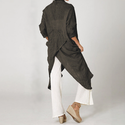 Vrouwelijke Top met Lange Mouwen Casual Stijl