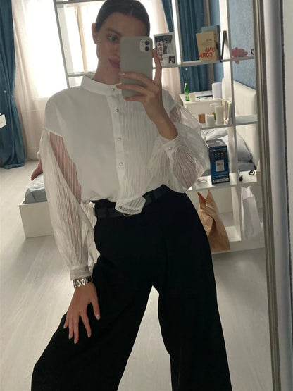 Merel Couture Retro Elegante Blouse