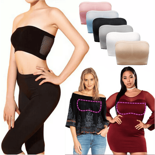Comfortabele Strapless Beha Set van 3 Stuks - Mode Vibes