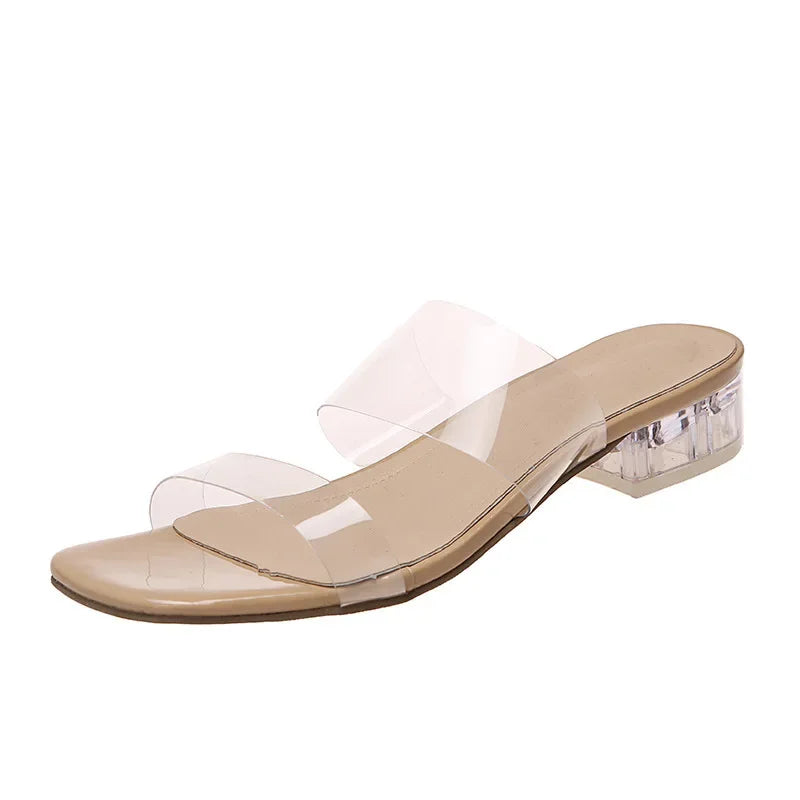 Chicella Transparante Hoge Hak Sandalen