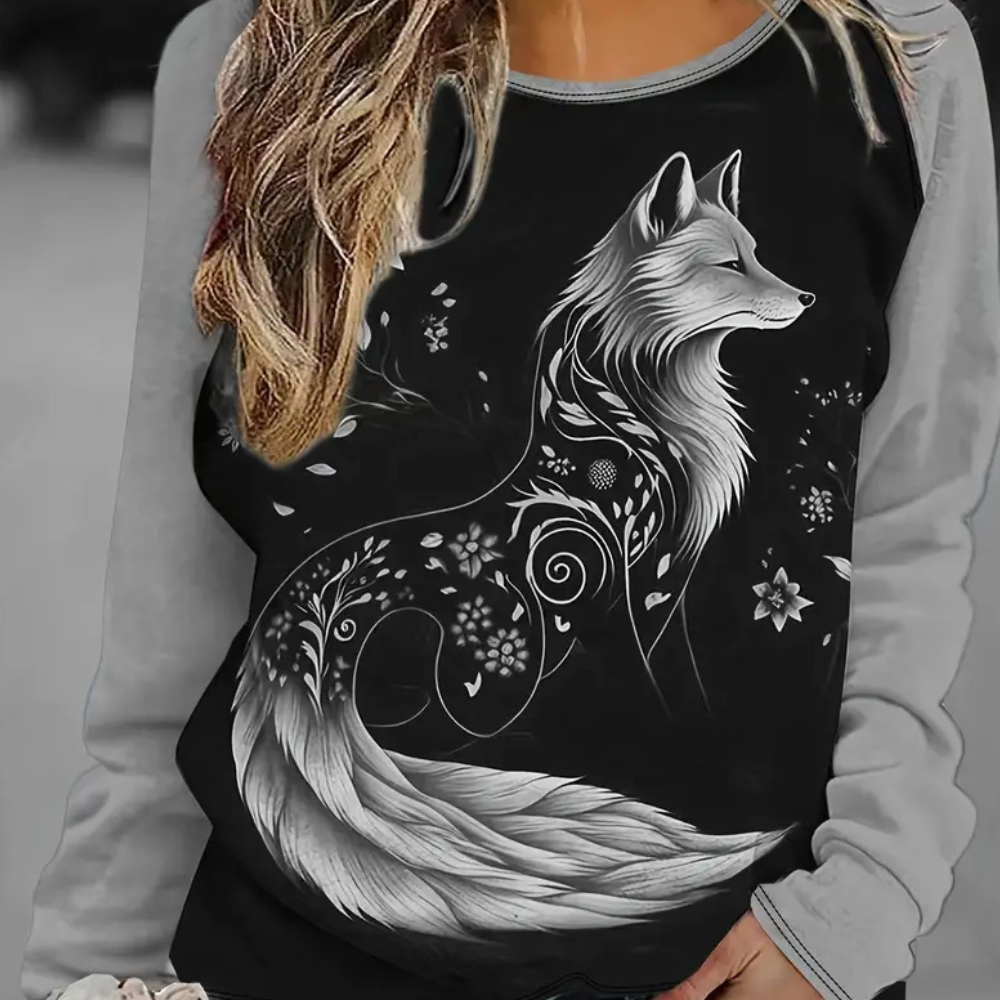 Dames Sweatshirt Zacht en Comfortabel met Losse Pasvorm - Mode Vibes