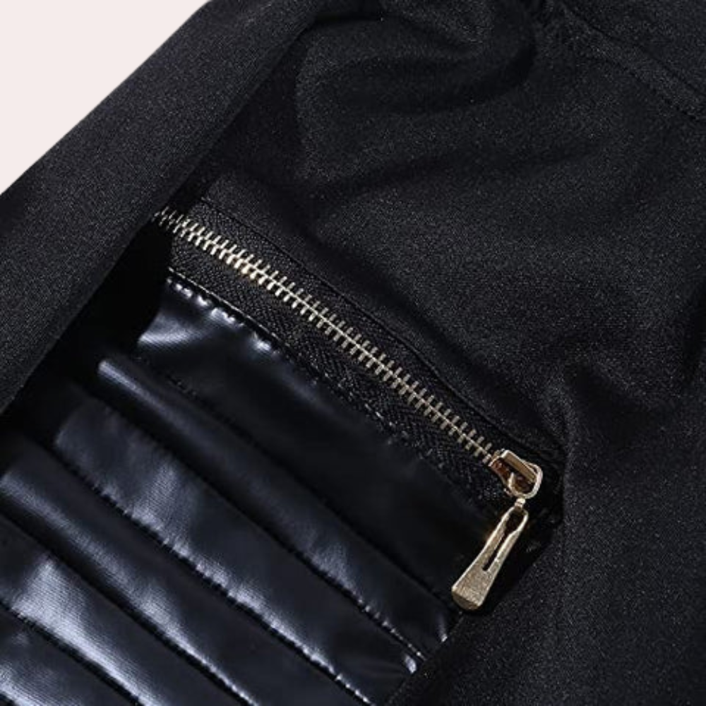 Dames Biker Legging Elastisch Comfortabel Donkerbruin