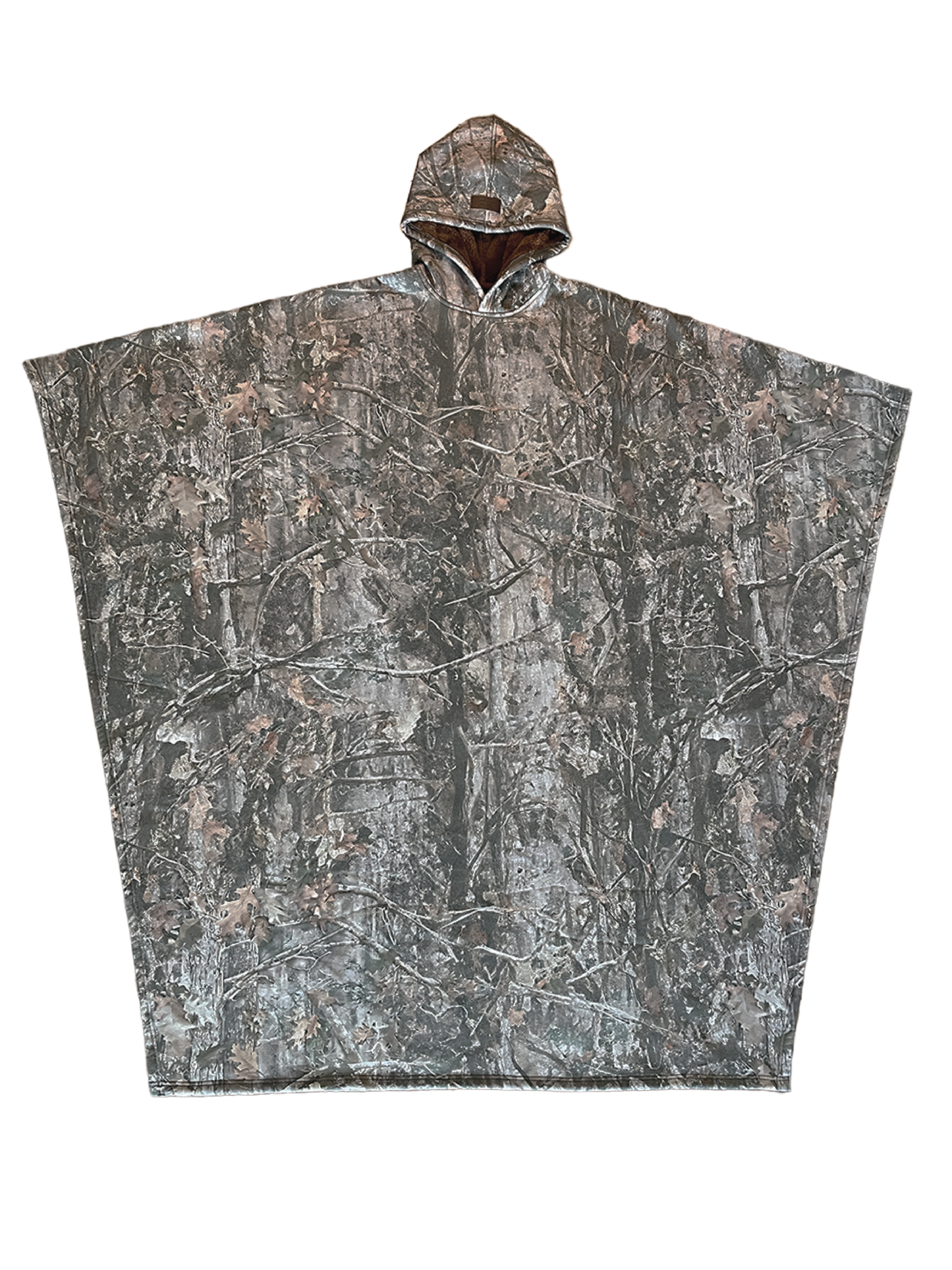 Fleece Poncho met Capuchon Luxe Warm en Zacht