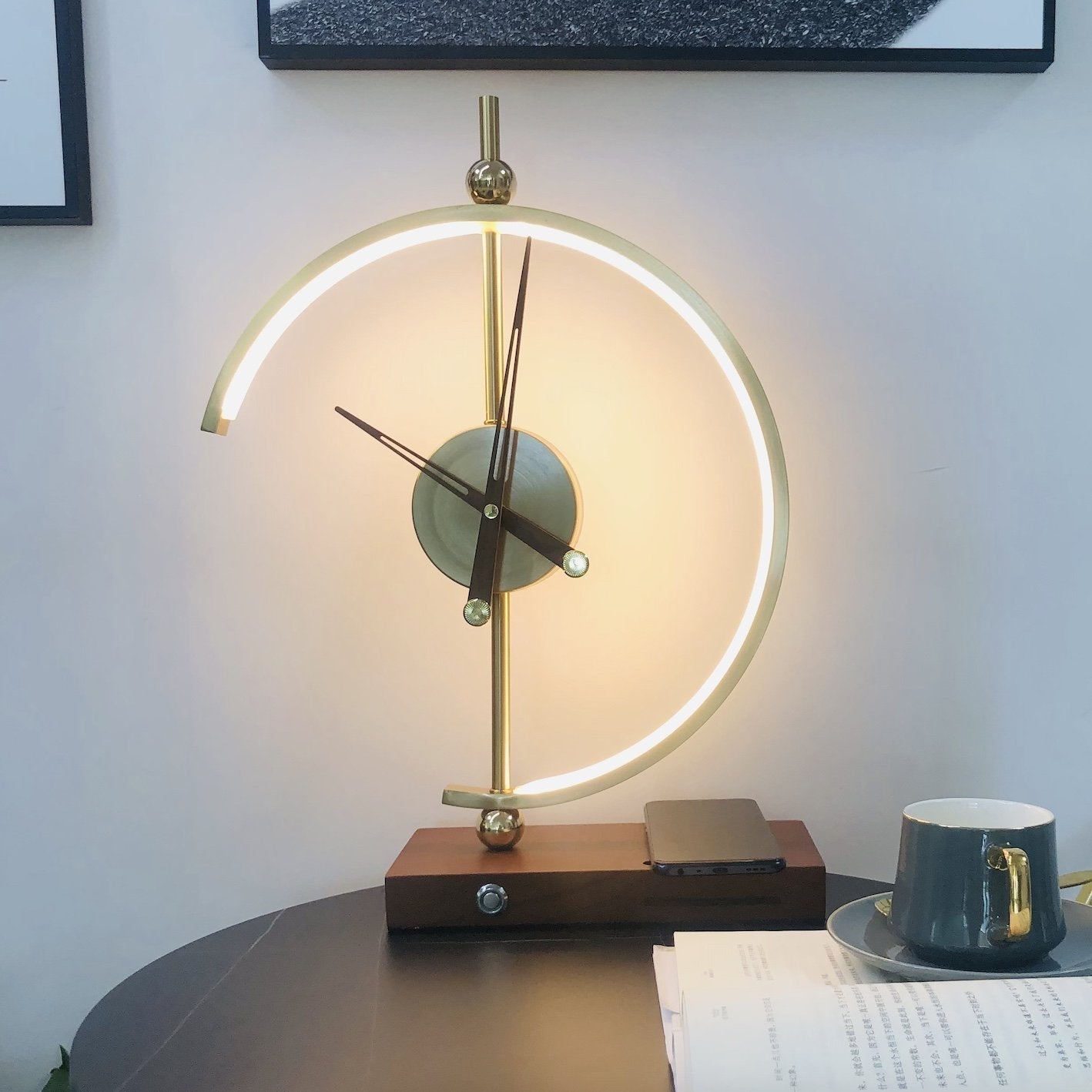 Oplaadbare Lampenklok Modern Design KyotoGlow