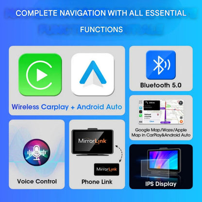 Draadloze CarPlay en Android Auto Scherm voor Auto