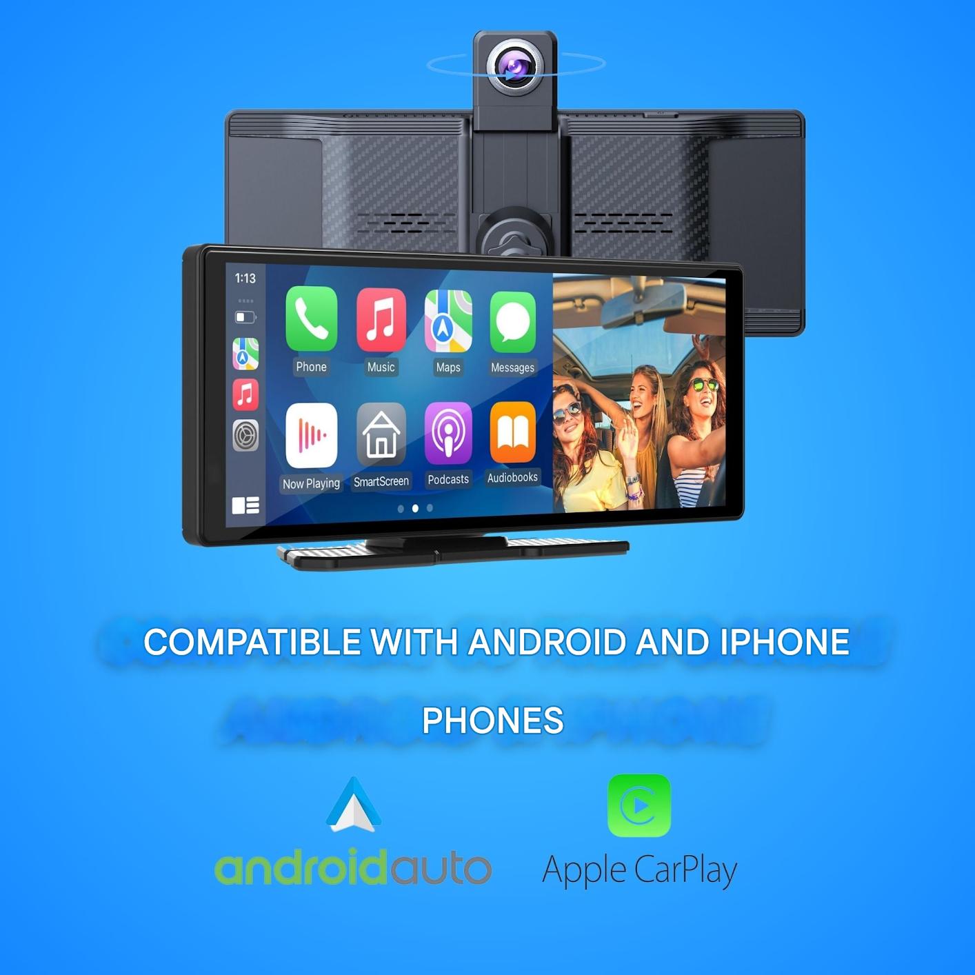 Draadloze CarPlay en Android Auto Scherm voor Auto