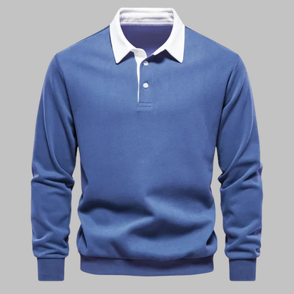 Cori Heren Sweater Zwart | Zachte Ademend Stof, Elegante Polokraag 7