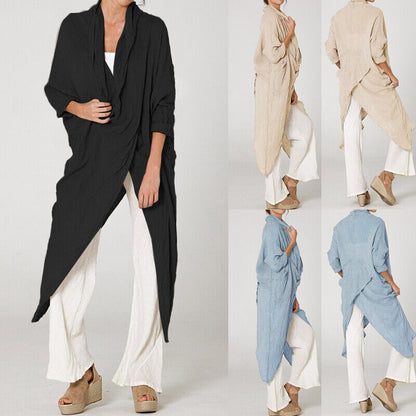 Vrouwelijke Top met Lange Mouwen Casual Stijl