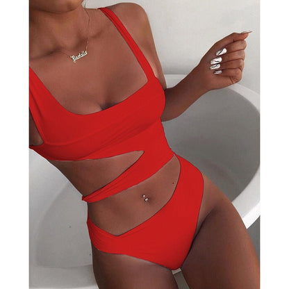 Johanna | Costume da bagno elegante con cinturino incrociato
