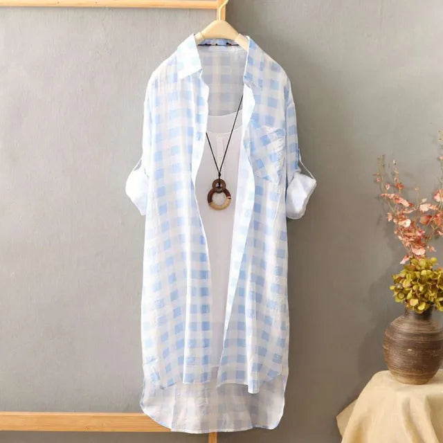De ZomerBries Klassieke Witte Lange Blouse Jouw Zomerse Stijlstatement
