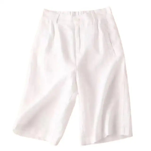 Dames Zomershorts Linnen Katoen Comfortabel Elvira