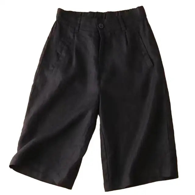 Dames Zomershorts Linnen Katoen Comfortabel Elvira