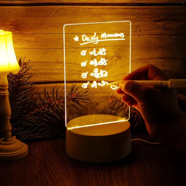 Glow in the Dark Notitieblok met Magische Verlichting