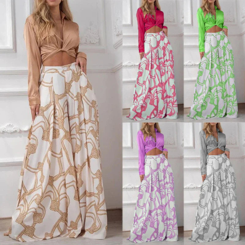 ModeGloed Gedrukte Casual Set
