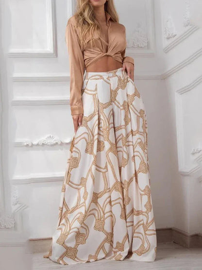 ModeGloed Gedrukte Casual Set