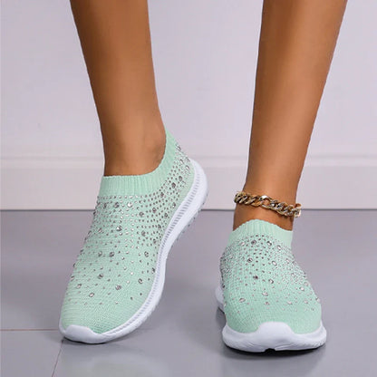 Comfort met de L Leatar Crystal Sneakers