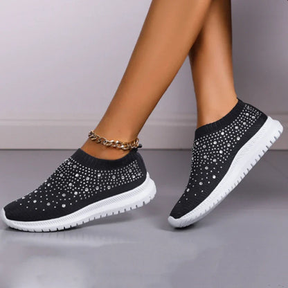 Comfort met de L Leatar Crystal Sneakers