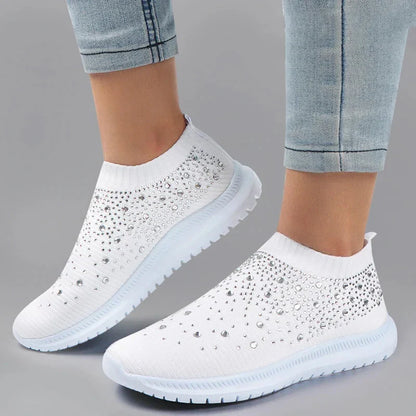 Comfort met de L Leatar Crystal Sneakers