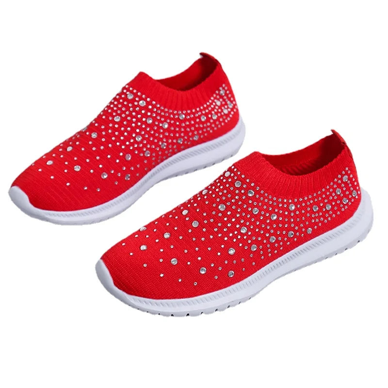 Comfort met de L Leatar Crystal Sneakers