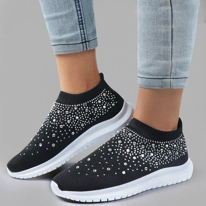 Comfort met de L Leatar Crystal Sneakers