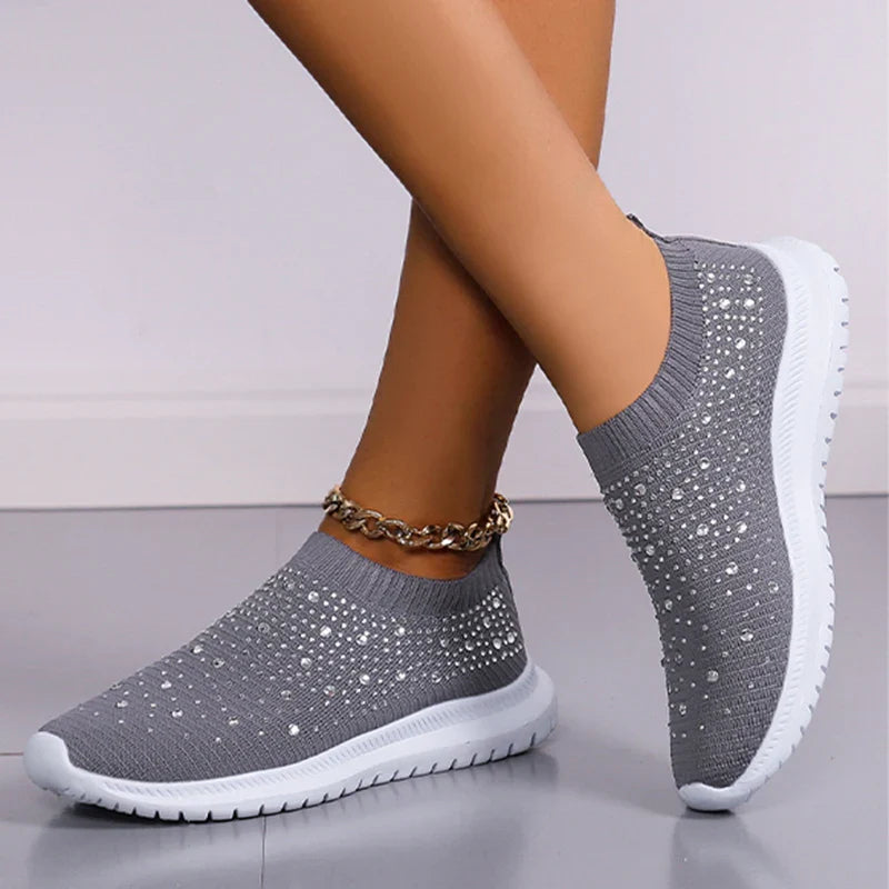 Comfort met de L Leatar Crystal Sneakers