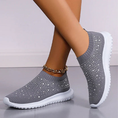 Comfort met de L Leatar Crystal Sneakers