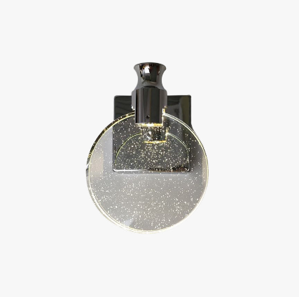 Ronde Kristallen Wandlamp Luxe Design