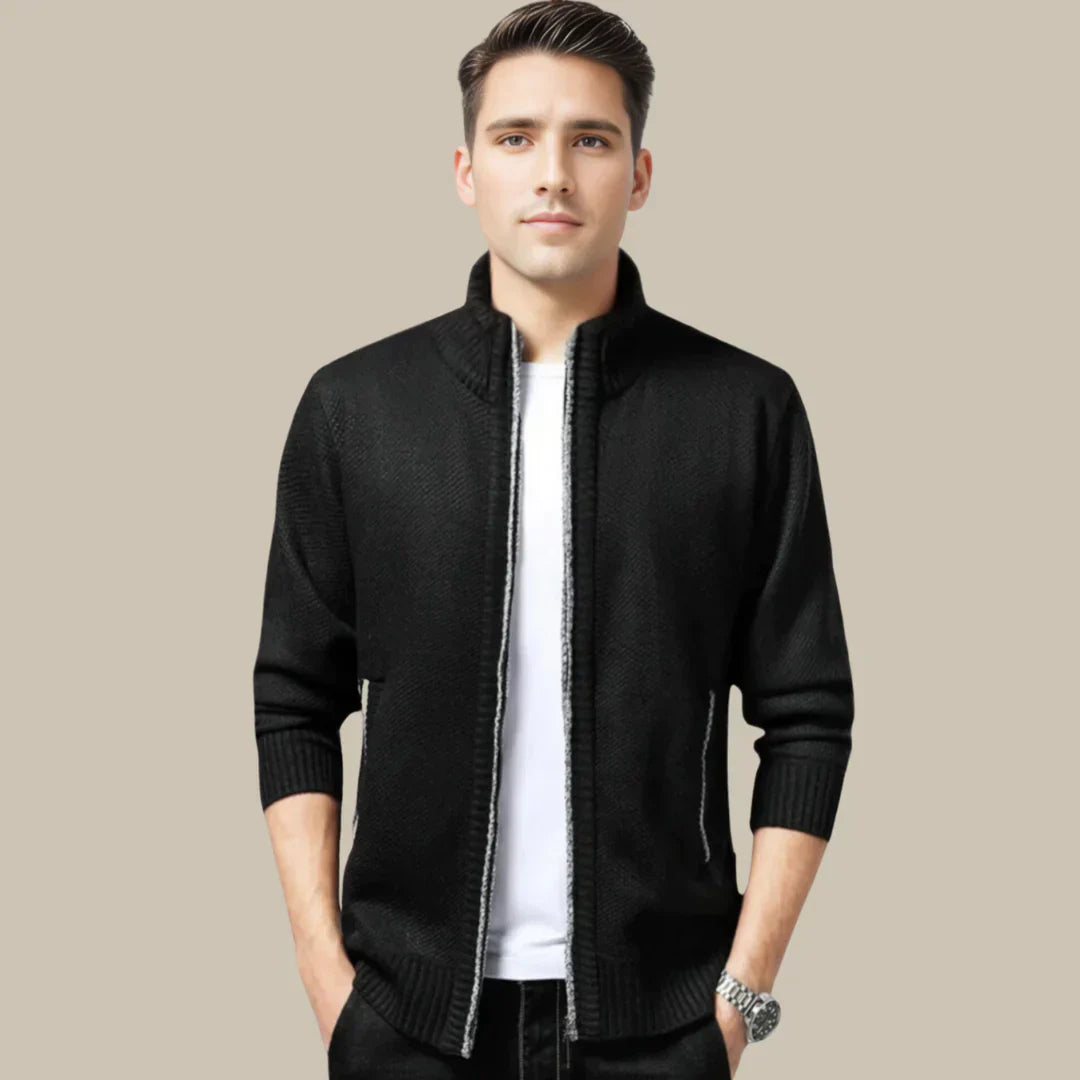 Leren Vest met Rits voor Mannen Casual Design