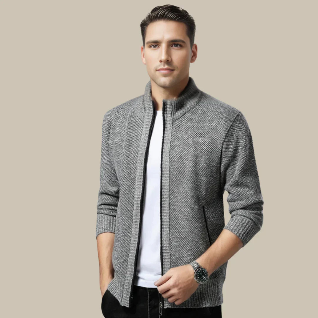 Leren Vest met Rits voor Mannen Casual Design
