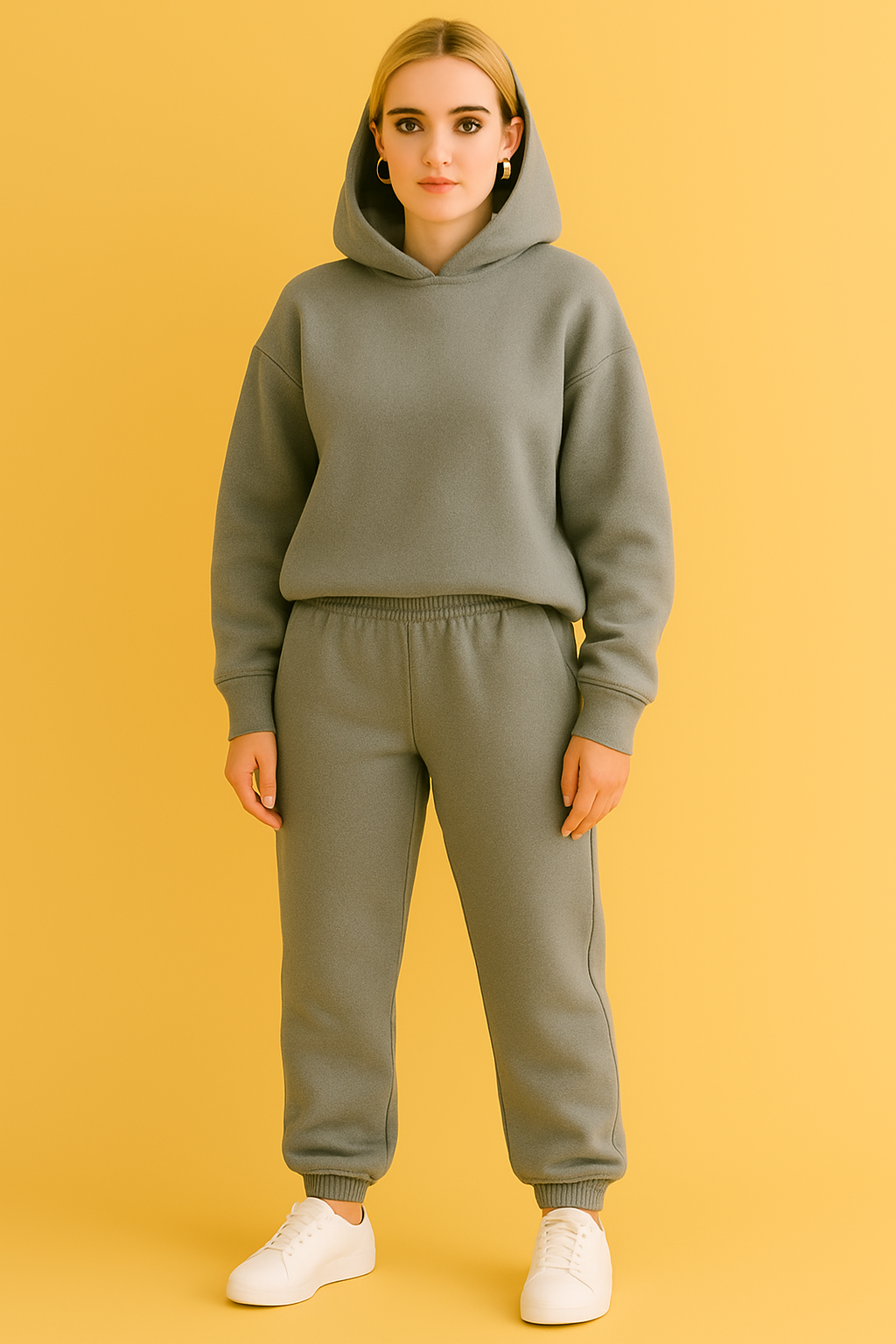Dames Jogging Set met Capuchon Soft en Comfortabel
