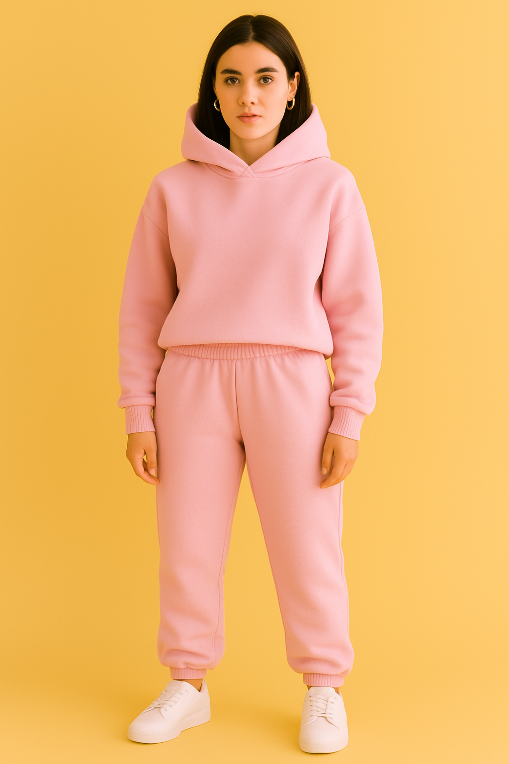 Dames Jogging Set met Capuchon Soft en Comfortabel