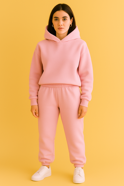 Dames Jogging Set met Capuchon Soft en Comfortabel