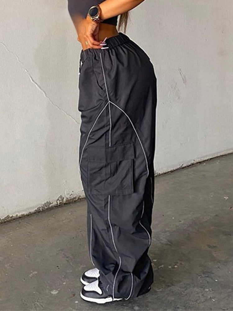 Losse Baggy Broek Streetwear Stijl Uniek Design