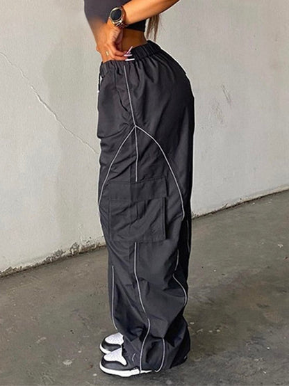Losse Baggy Broek Streetwear Stijl Uniek Design