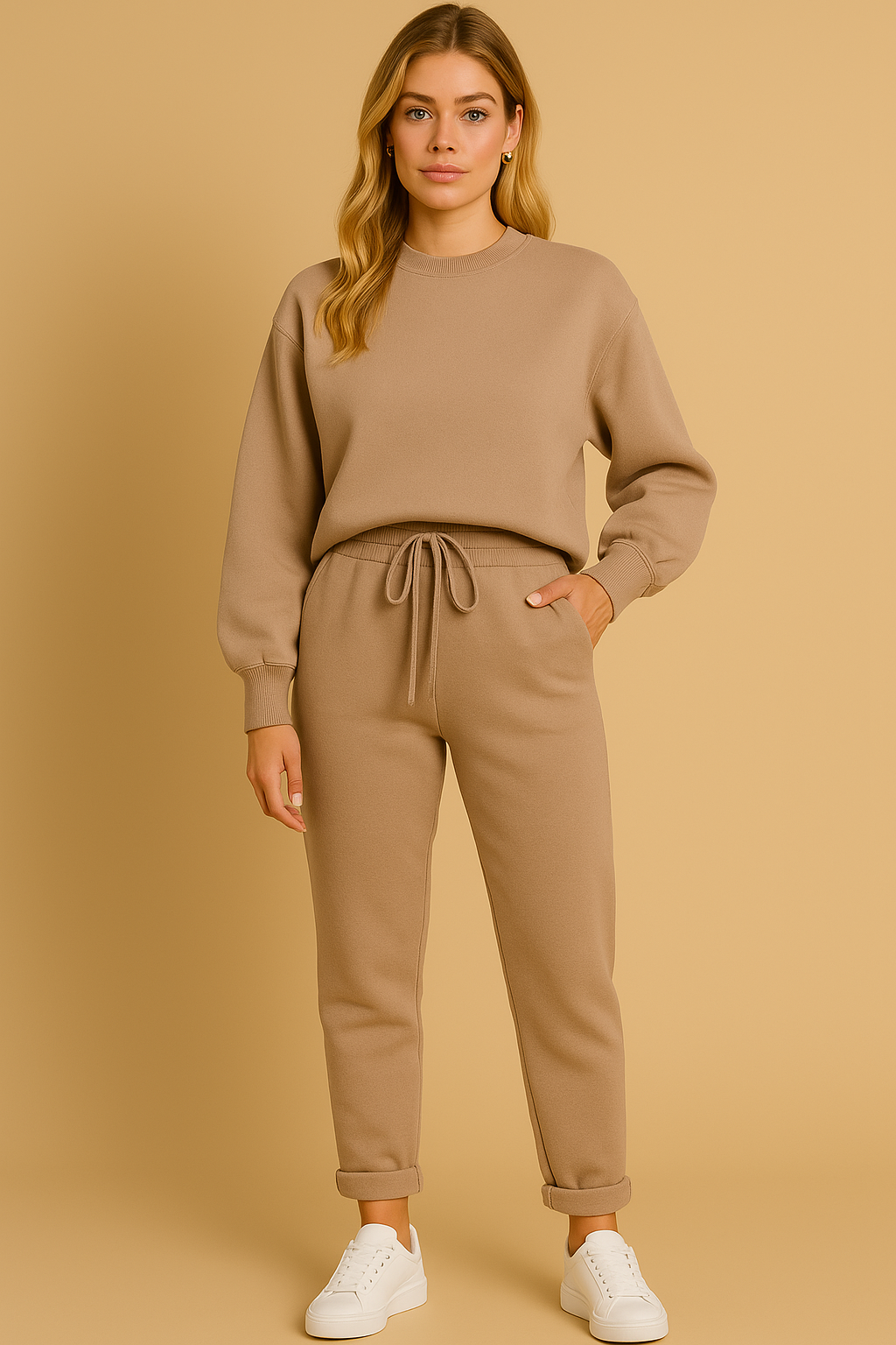 Dames Lounge Set Trui en Joggingbroek Zacht en Comfortabel