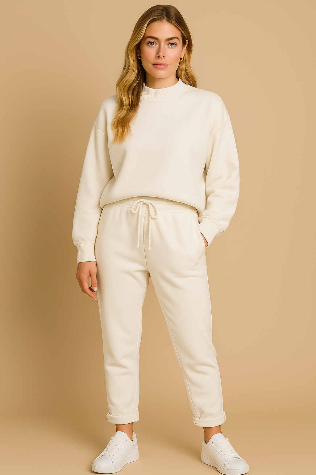 Dames Lounge Set Trui en Joggingbroek Zacht en Comfortabel