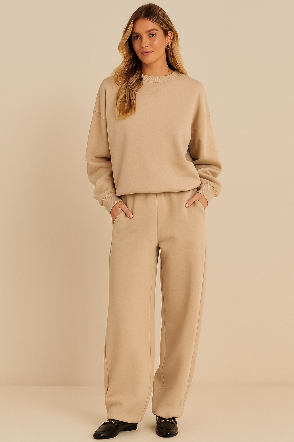 Dames Sweater Set Lange Mouwen Comfortabel Tweedelig