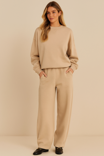 Dames Sweater Set Lange Mouwen Comfortabel Tweedelig