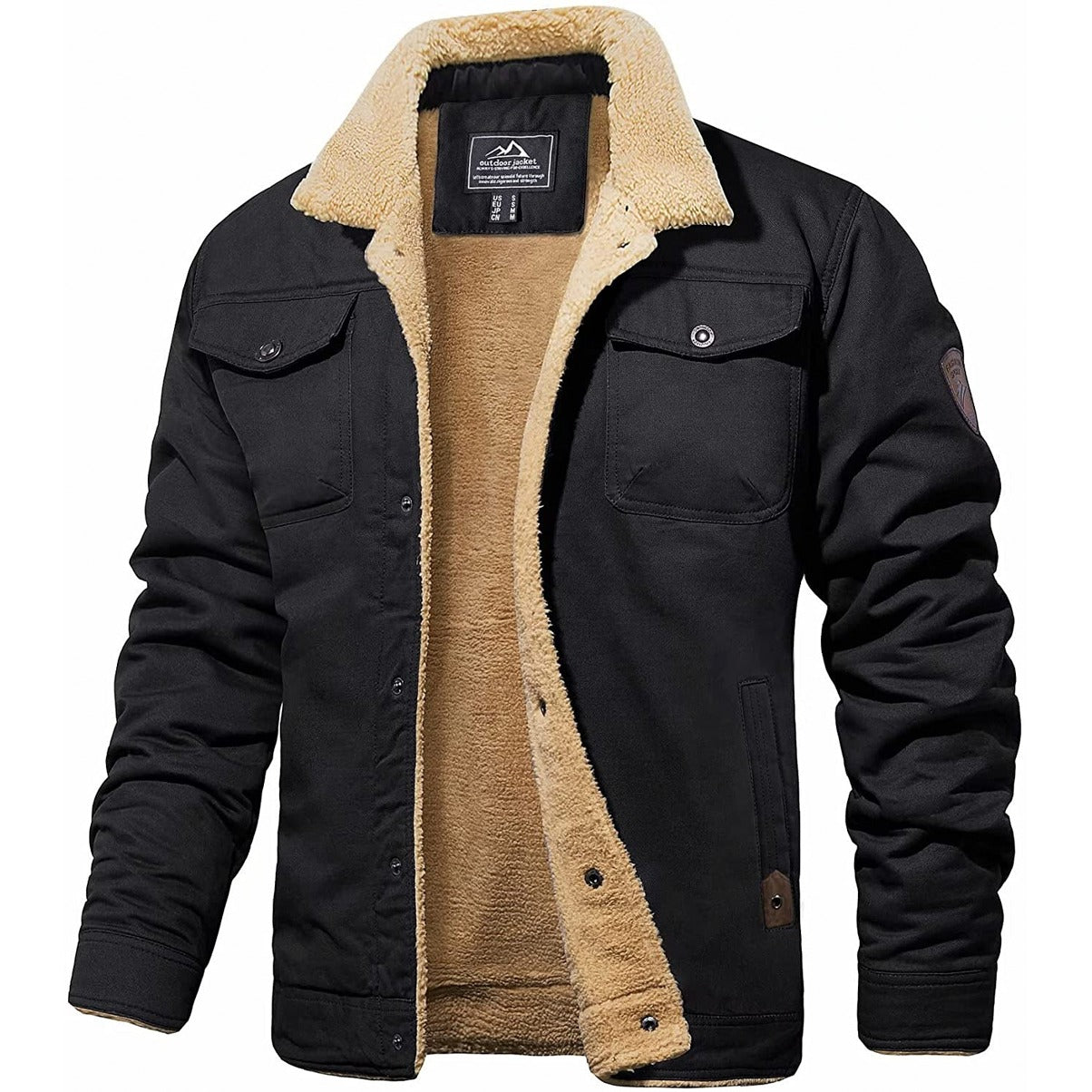 Vintage Bomberjack Heren Leren Olaf Jacket - Mode Vibes