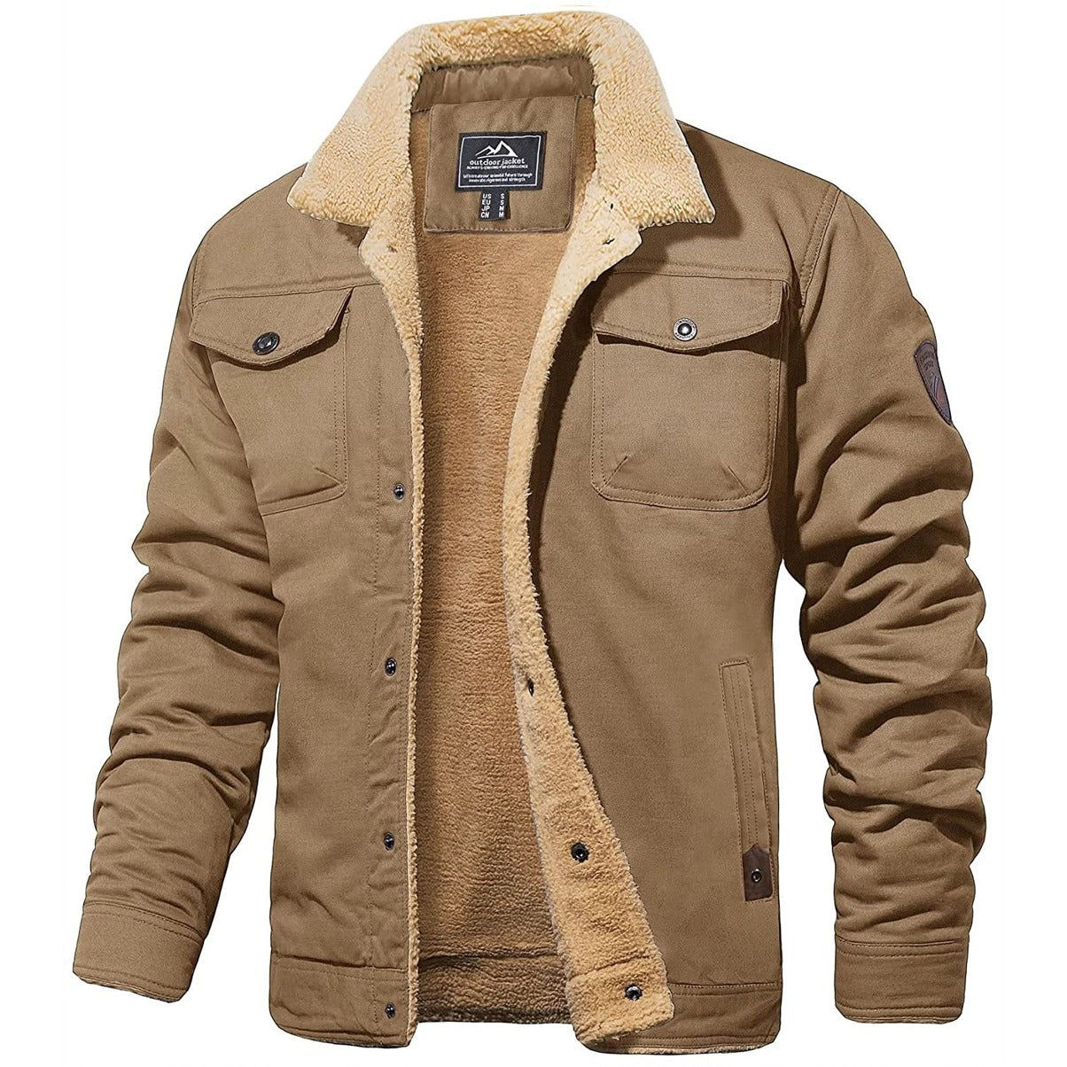 Bomberjack Heren Tijdloos Leer Jacket