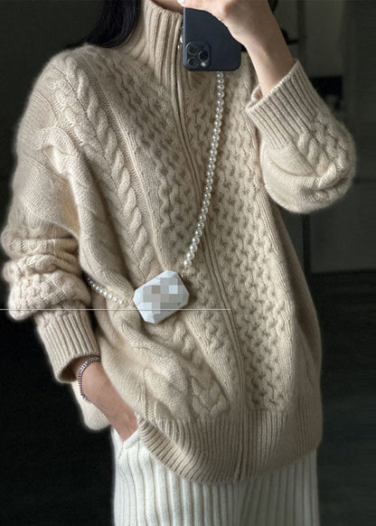 Oversized Kabelgebreide Cardigan Warm en Casual